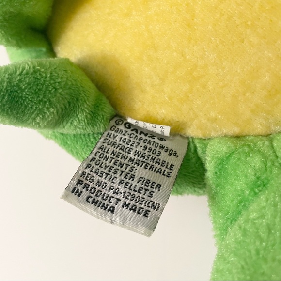 Ganz Webkinz Turtle Green Brown Shell Plush Stuffed Animal No Code - Picture 13 of 16